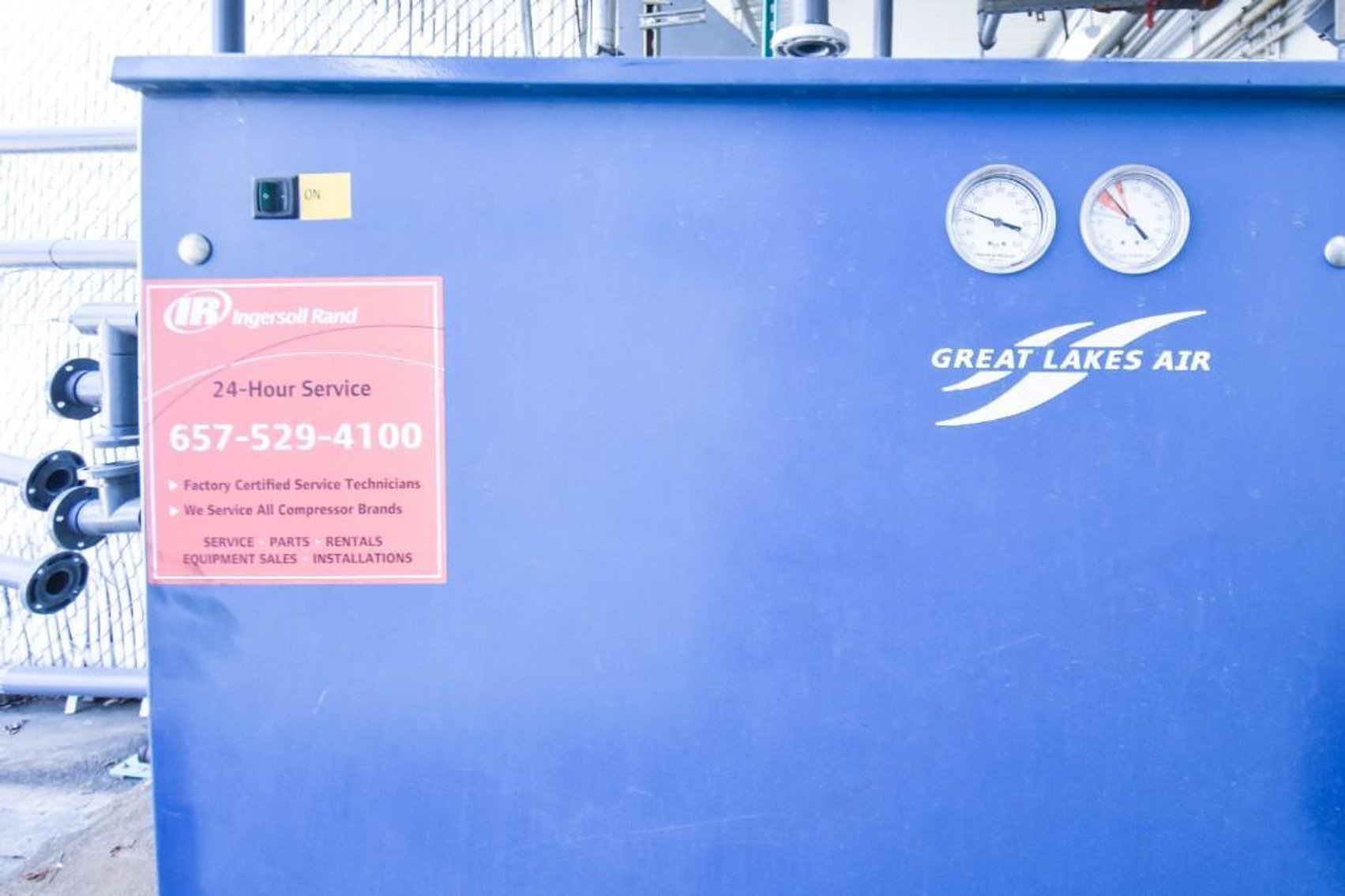 Image for ***SOLD*** MJK2258 Great Lake Air Compressor ERF-650A-436