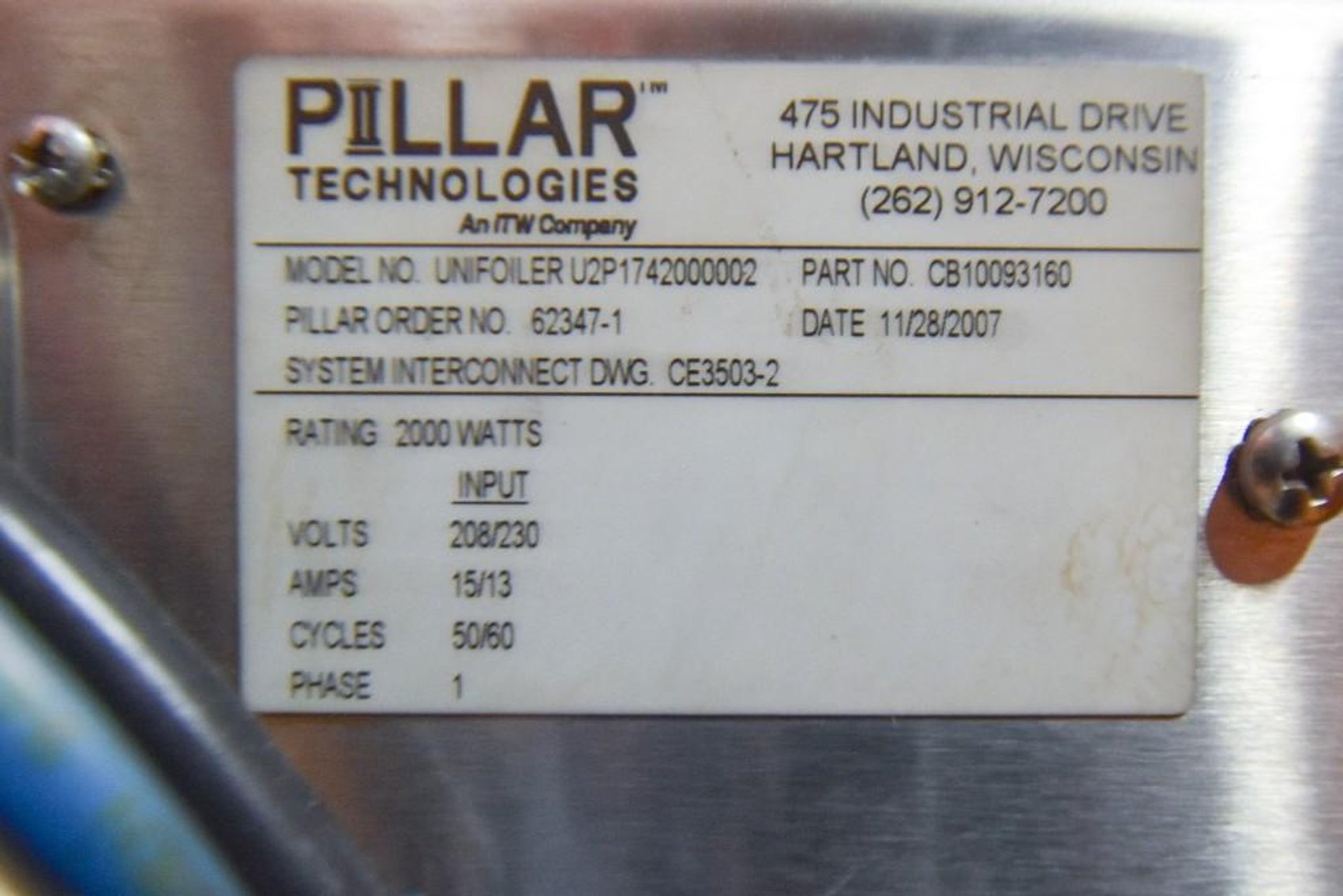 Image for MJK2056 Pillar Unifoiler U2P1742000002