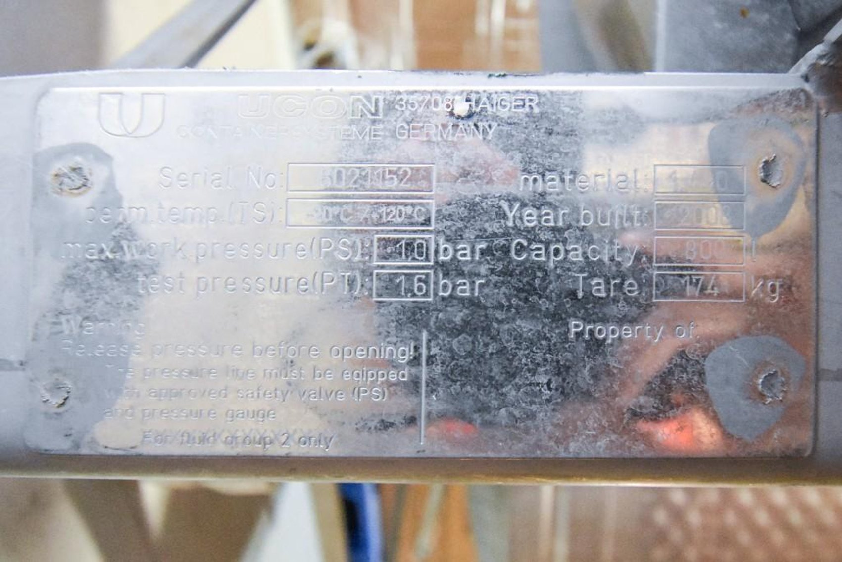 Image for ***SOLD*** MJK2061 Softgel Tank on Casters