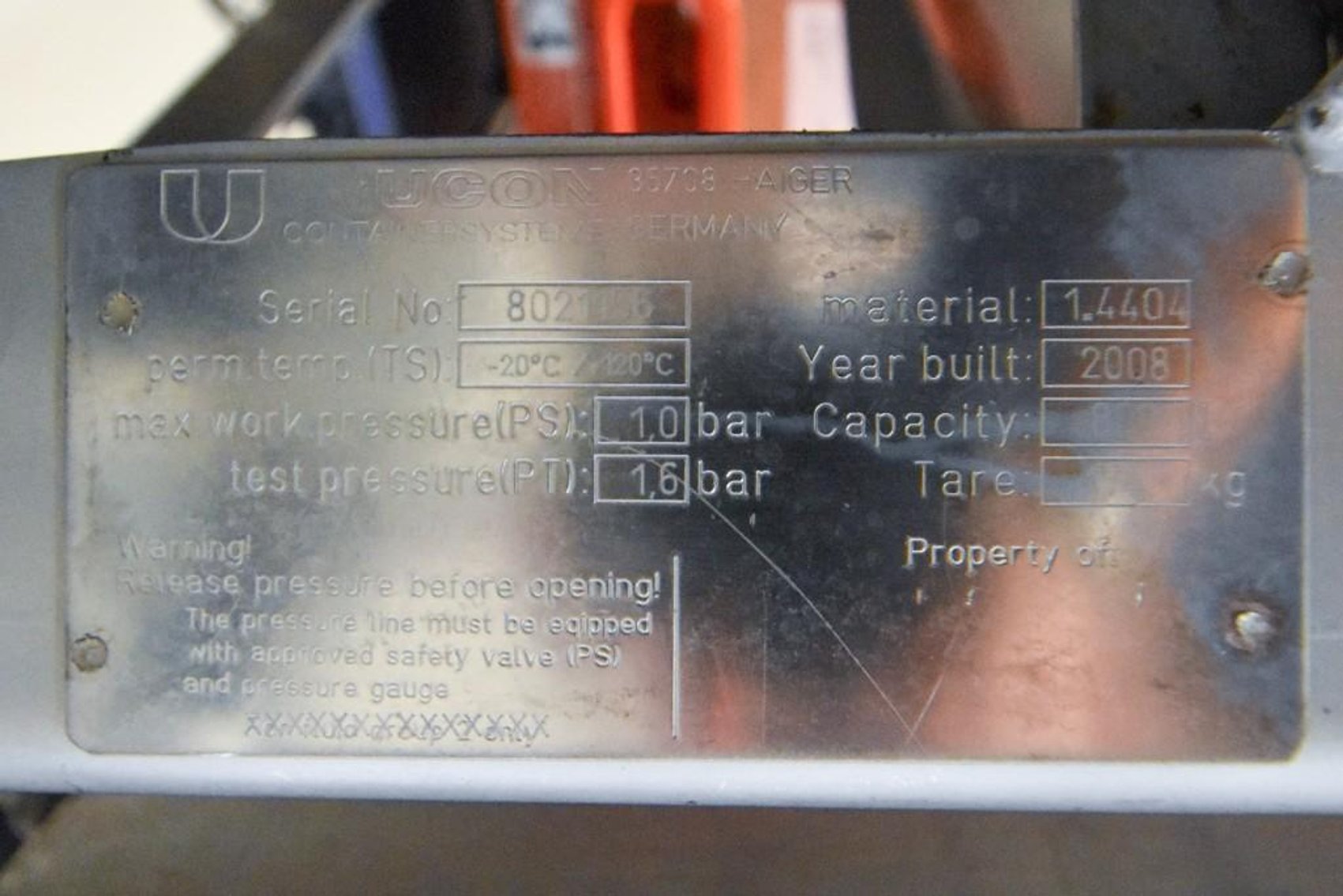 Image for ***SOLD*** MJK2060 Softgel Tank on Casters