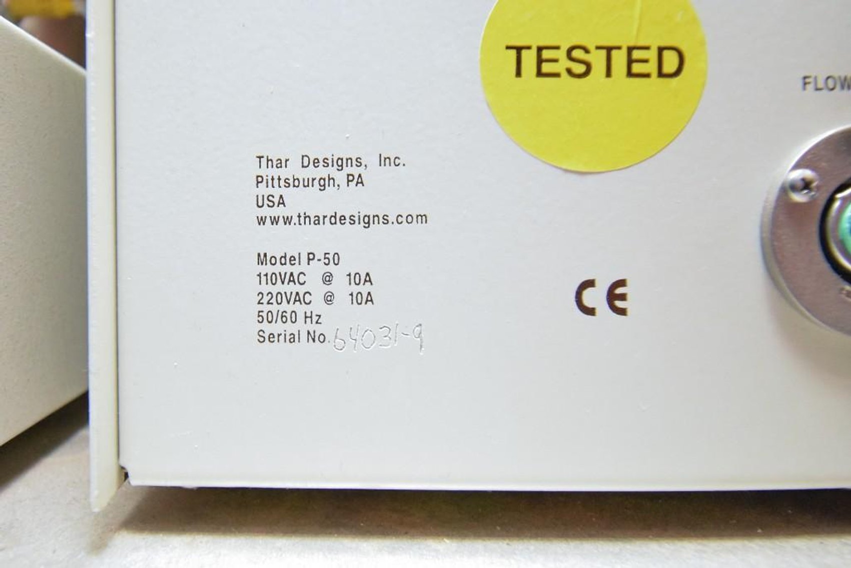 Image for MJK2072 Thar Designs Supercritcal Fluid Extraction System SFE 2000M1