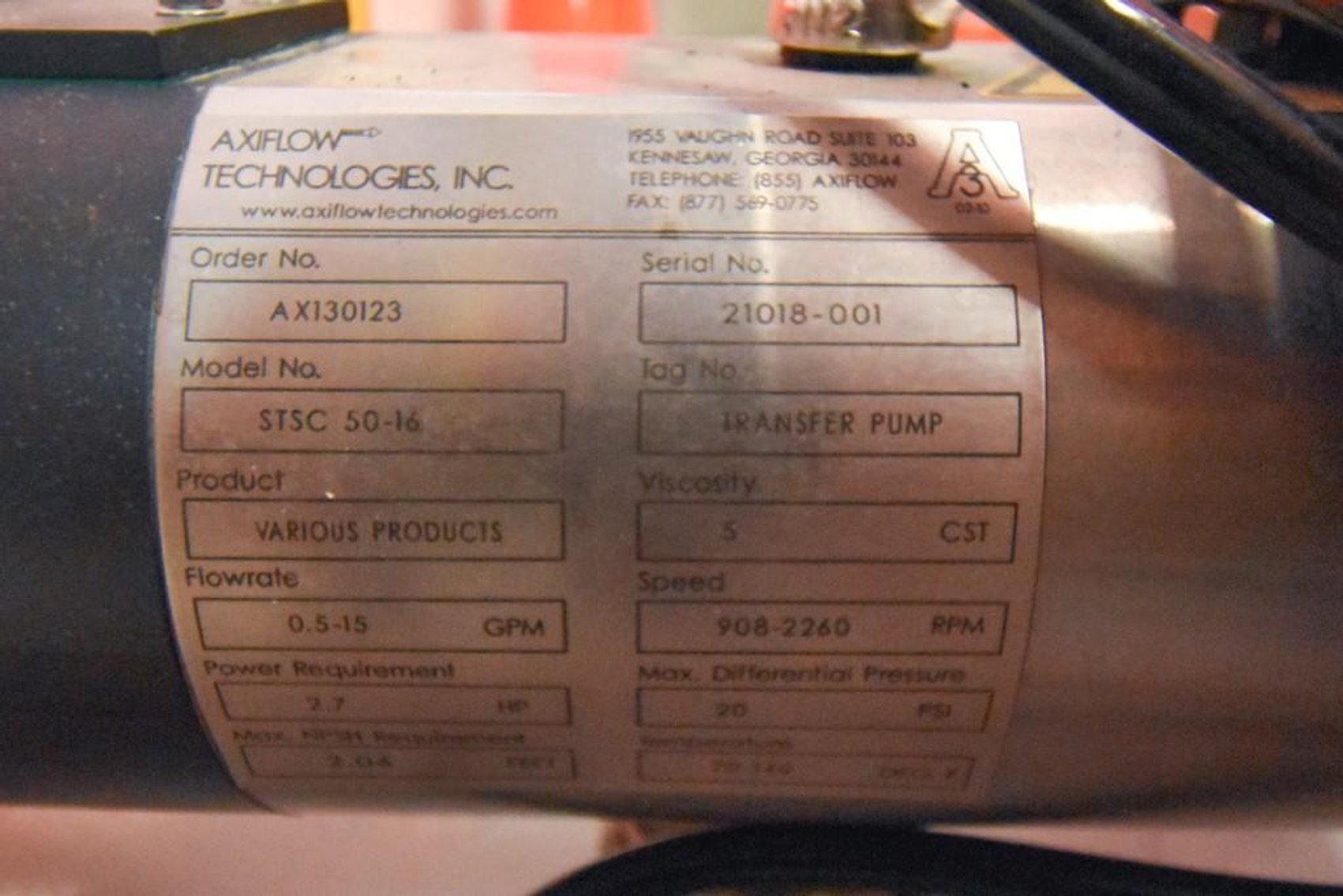 Image for MJK2073 Akron Electric INC Control Panel / Baldor Reliance Motor & Pump