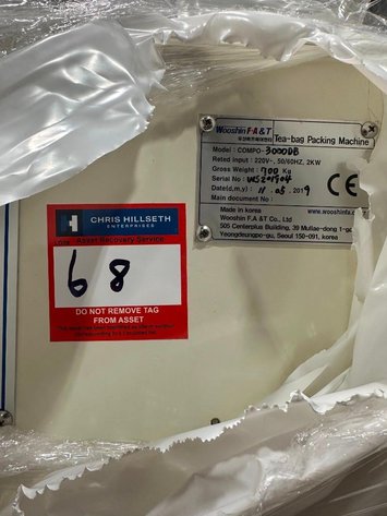 Image for MJK2301 NEW IN CRATE - Wooshin Drip Bag Packing Machine – COMPO3000DB