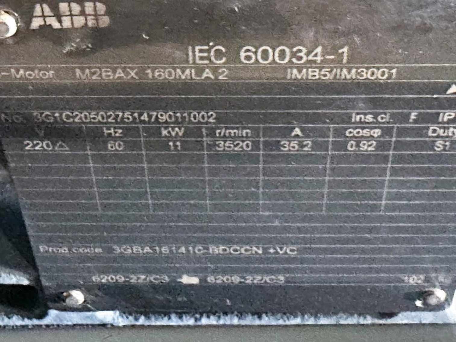 Image for MJK1895 NEW - 3 Large ABB Motor drives MDL IEC60034-1, 3 CT