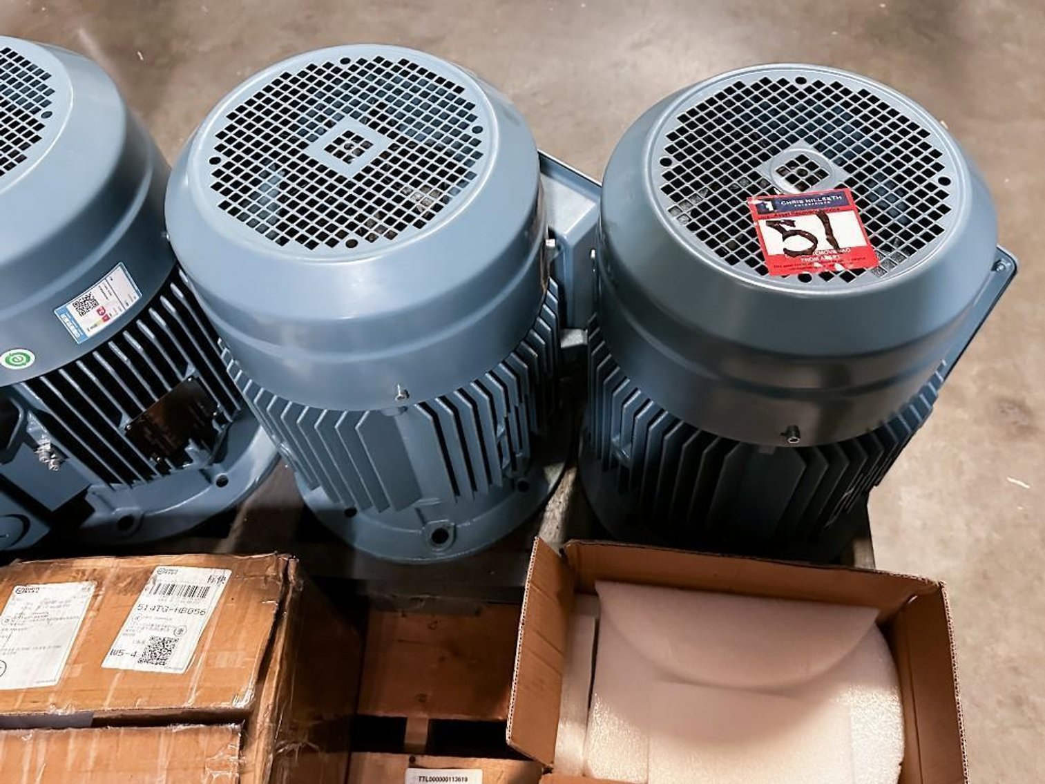 Image for MJK1895 NEW - 3 Large ABB Motor drives MDL IEC60034-1, 3 CT