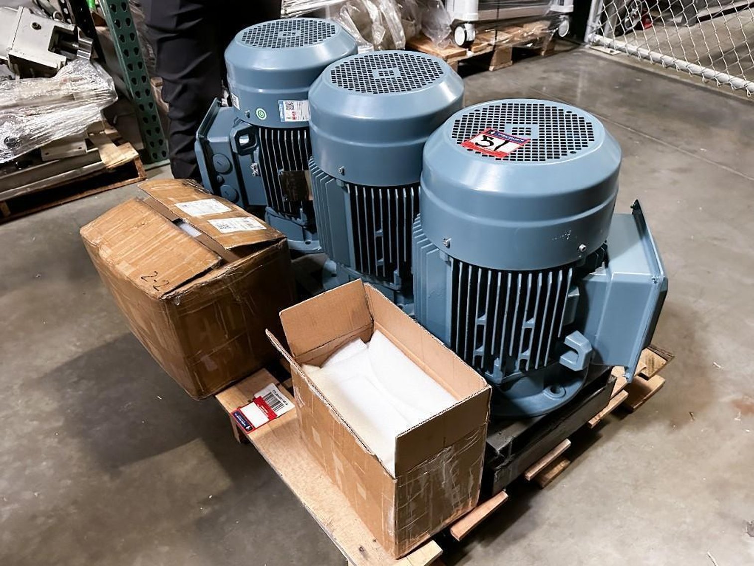 Image for MJK1895 NEW - 3 Large ABB Motor drives MDL IEC60034-1, 3 CT