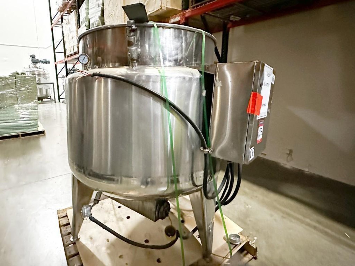 Image for MJK1899 ***SOLD***  SS Jacketed Tank Electrically Heated