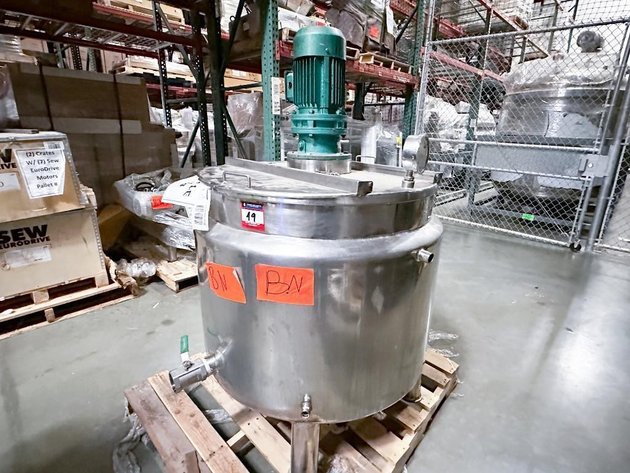 Image for MJK1893 80 Gallon 2/3 Jacketed Kettle 31” W 24“ D