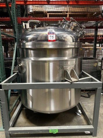 Image for MJK1908 NEW - 1000 Liter SS Fully Jacketed Vacuum Triple Motion Mixing Kettle