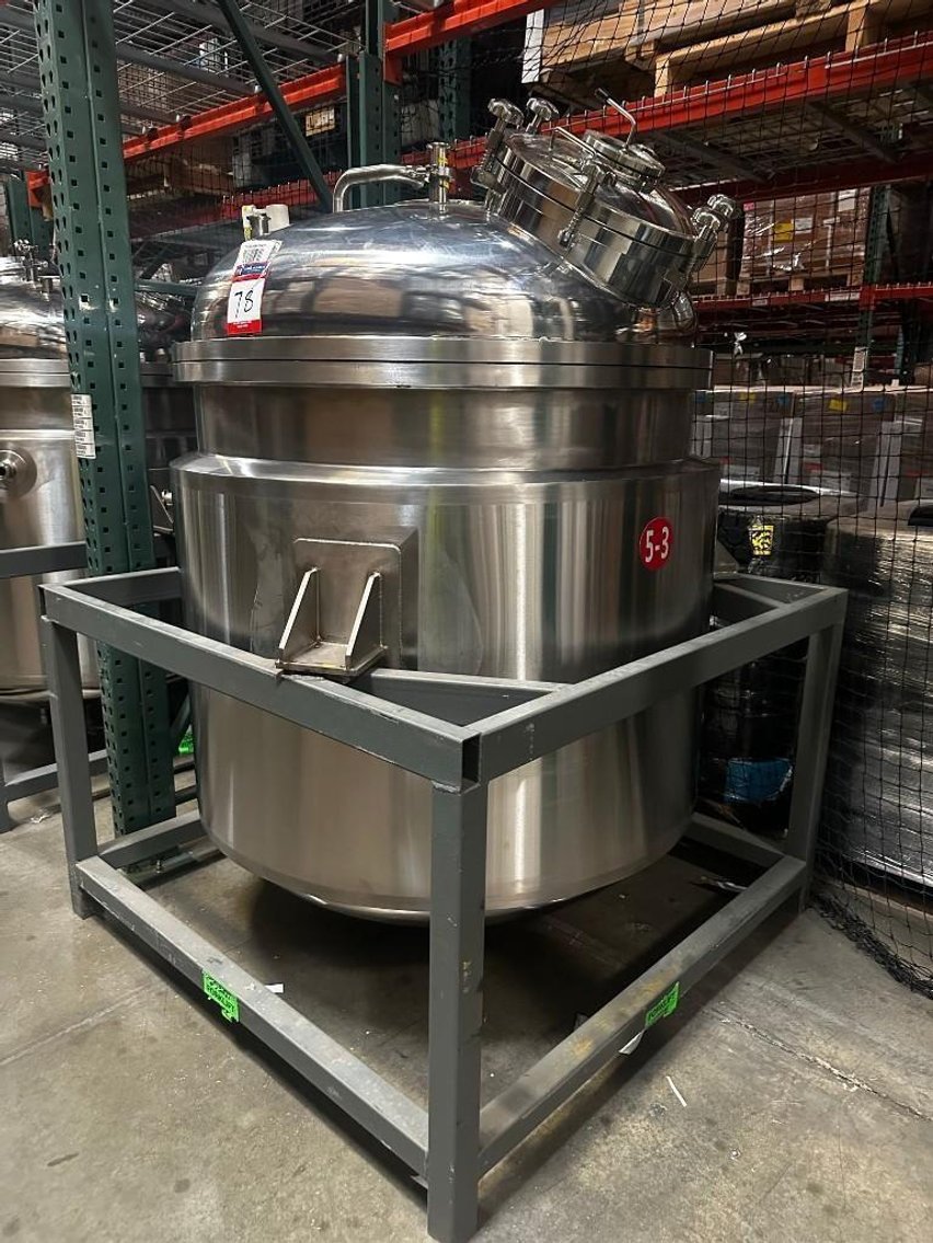 Image for MJK1908 NEW - 1000 Liter SS Fully Jacketed Vacuum Triple Motion Mixing Kettle