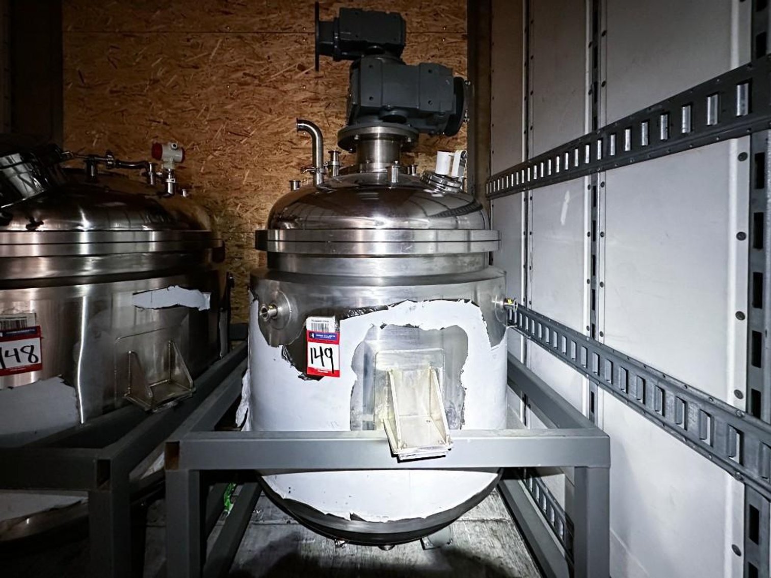 Image for MJK1909 New, 500 Liter SS Fully Jacketed Vacuum Triple Motion Mixing Kettle