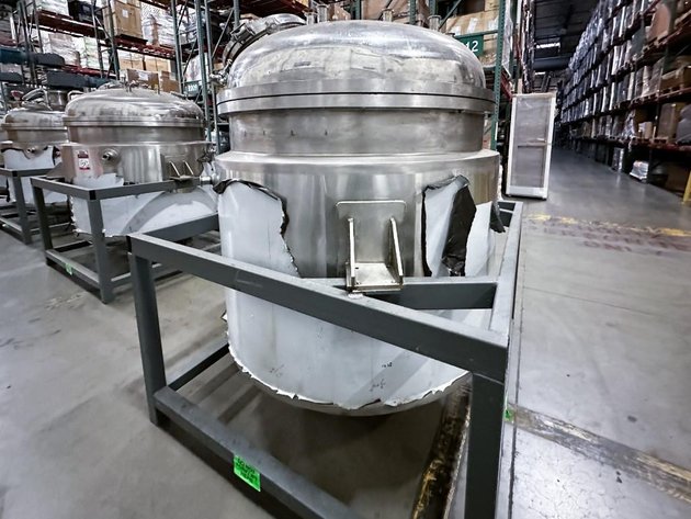 Image for MJK1913 NEW - 1000 Liter, SS, Fully Jacketed, Vacuum, Triple Motion Mixing Kettle