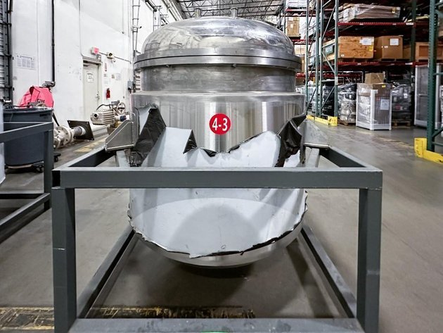 Image for MJK1913 NEW - 1000 Liter, SS, Fully Jacketed, Vacuum, Triple Motion Mixing Kettle