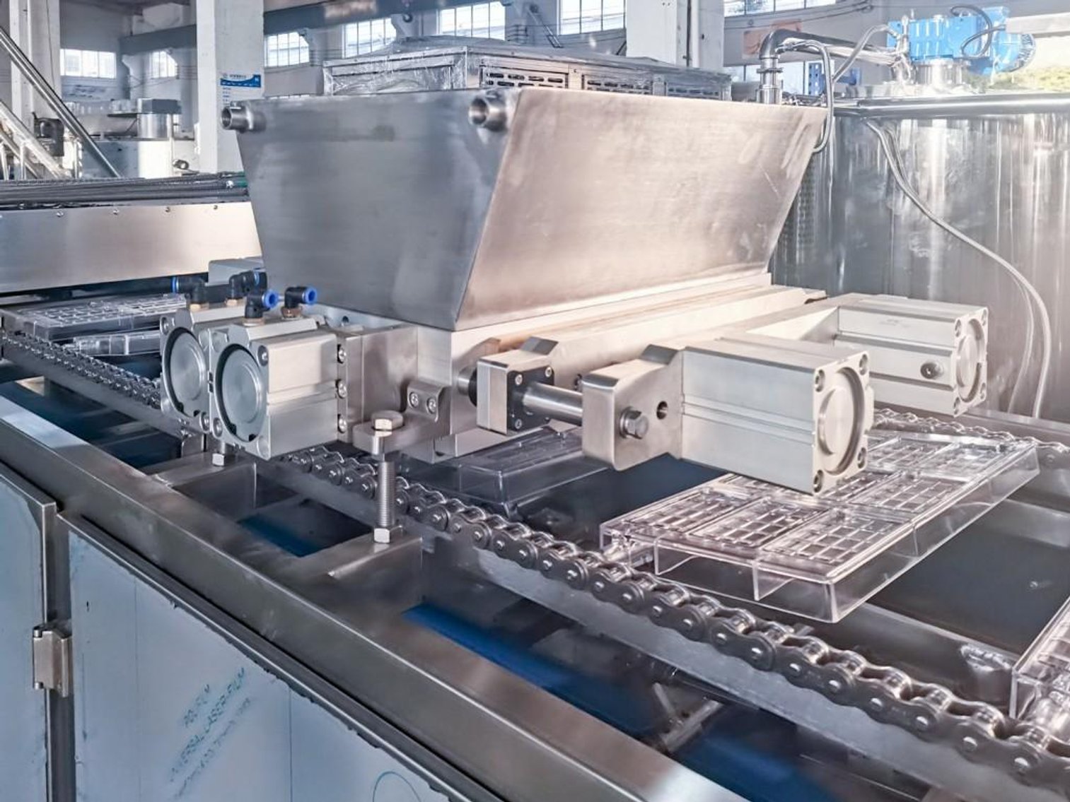 Image for MJK2400 NEW IN CRATE - Complete Sinofude Chocolate Bar Production Line