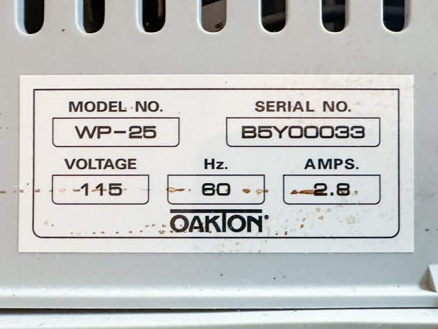 Image for MJK2317 Oakton Aspirator Pump WP-25
