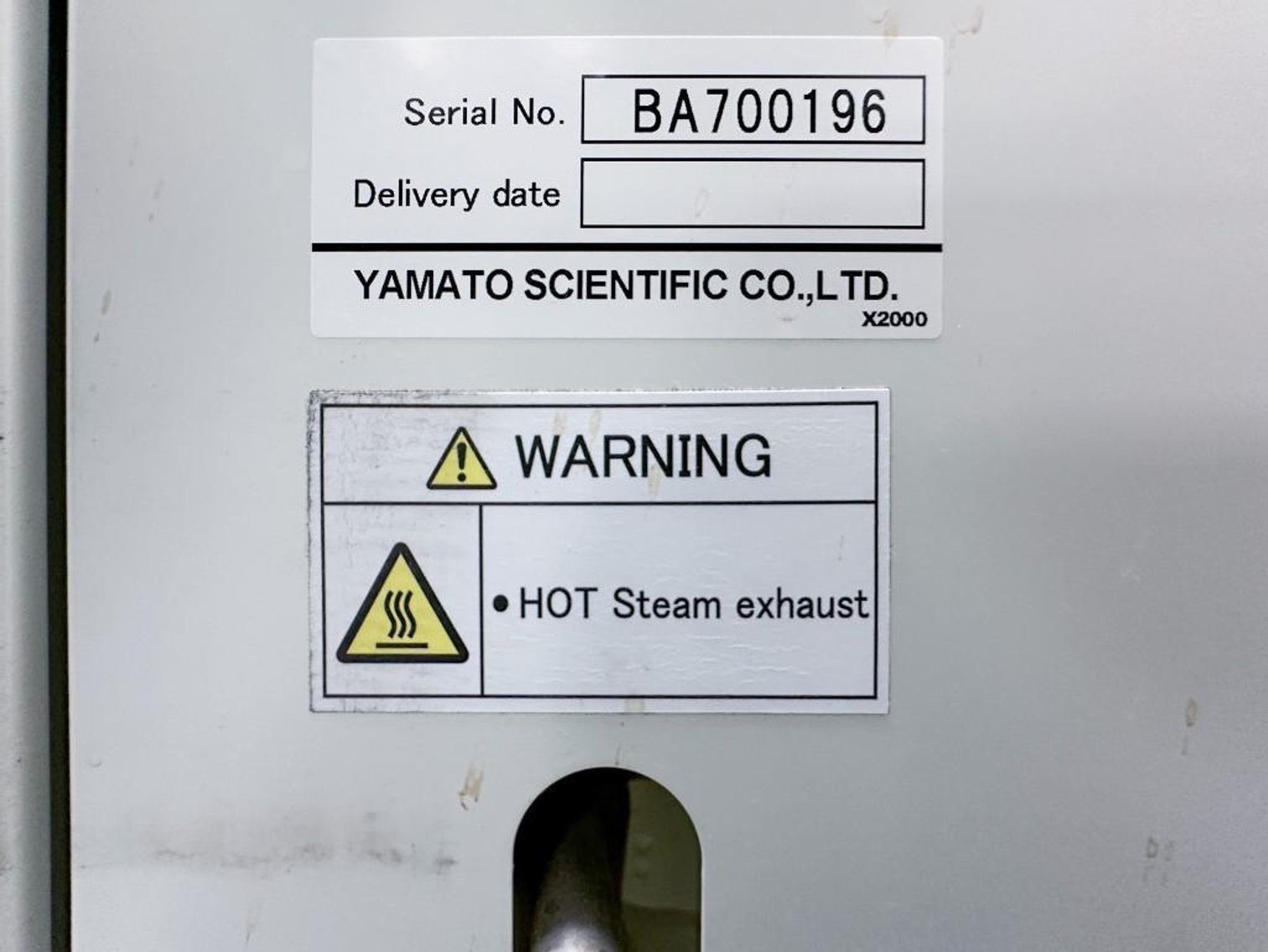 Image for MJK2316 Yamato Sterilizer SM510