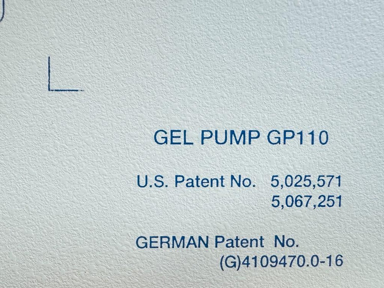 Image for MJK2322 Gel Pump GP110