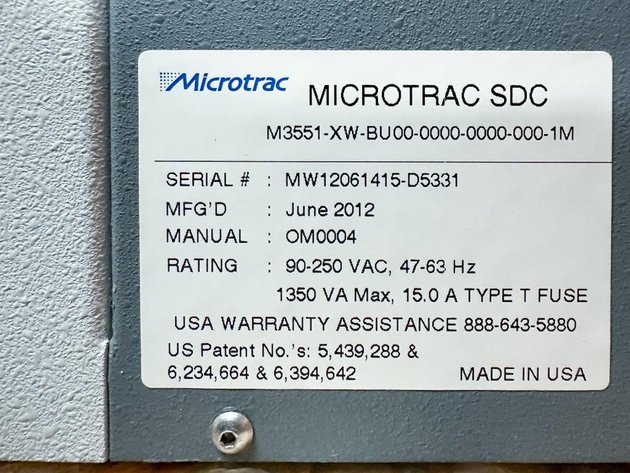 Image for MJK2328 Micro Trac System ( S3500 & SDC )
