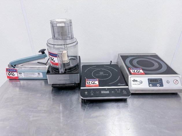 Image for MJK2335 Uline Heat Sealer Cuisinart 14 Cup food processor, Rosewill induction Heater, Update international I