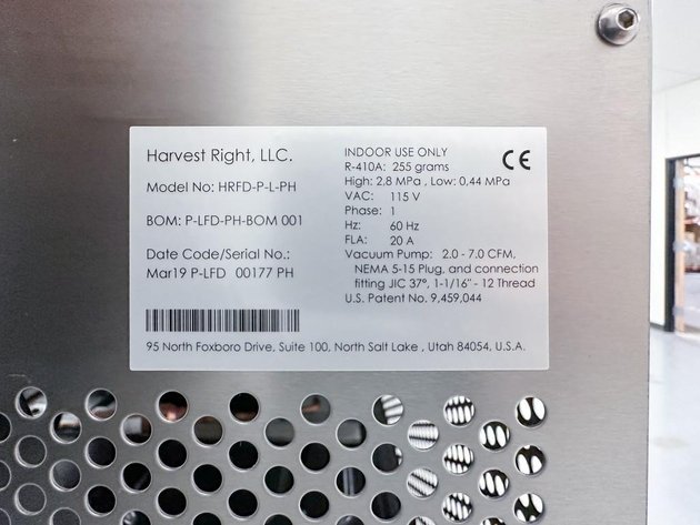 Image for MJK2336 Harvest Right Dehydrator w Buchi Recirculating Chiller & Vacuum Pump