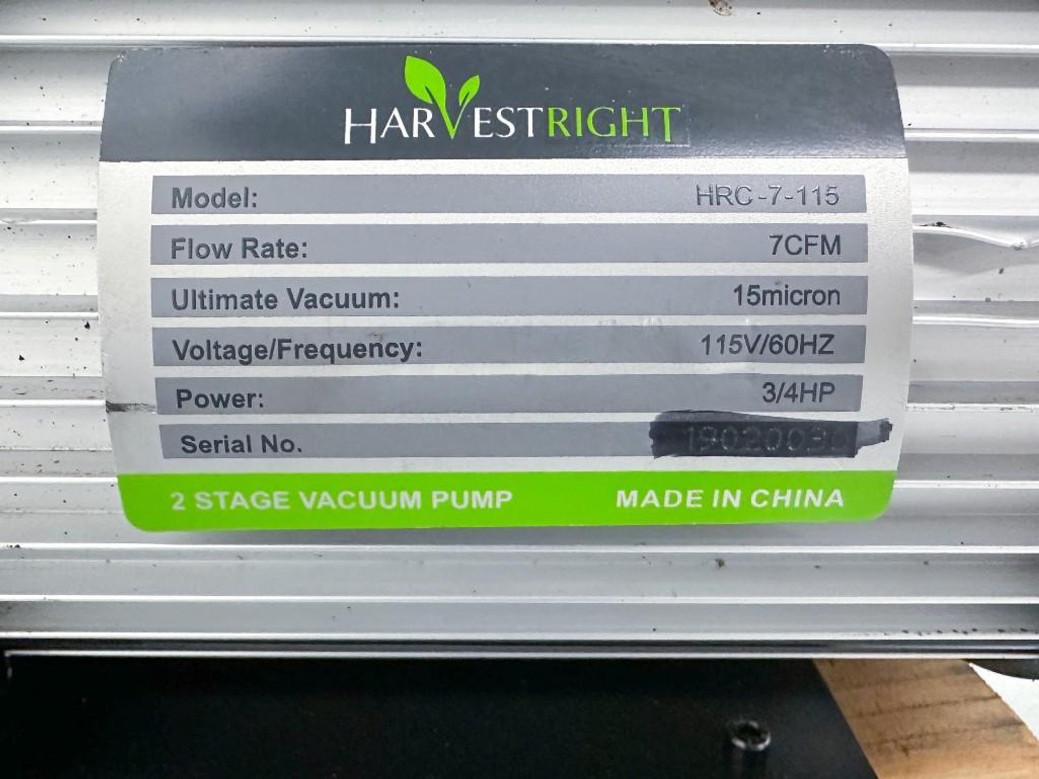 Image for MJK2336 Harvest Right Dehydrator w Buchi Recirculating Chiller & Vacuum Pump