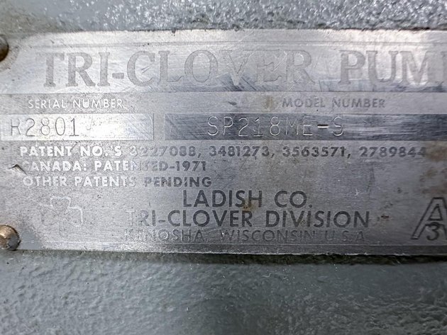 Image for MJK2353 Tri Clover Pump