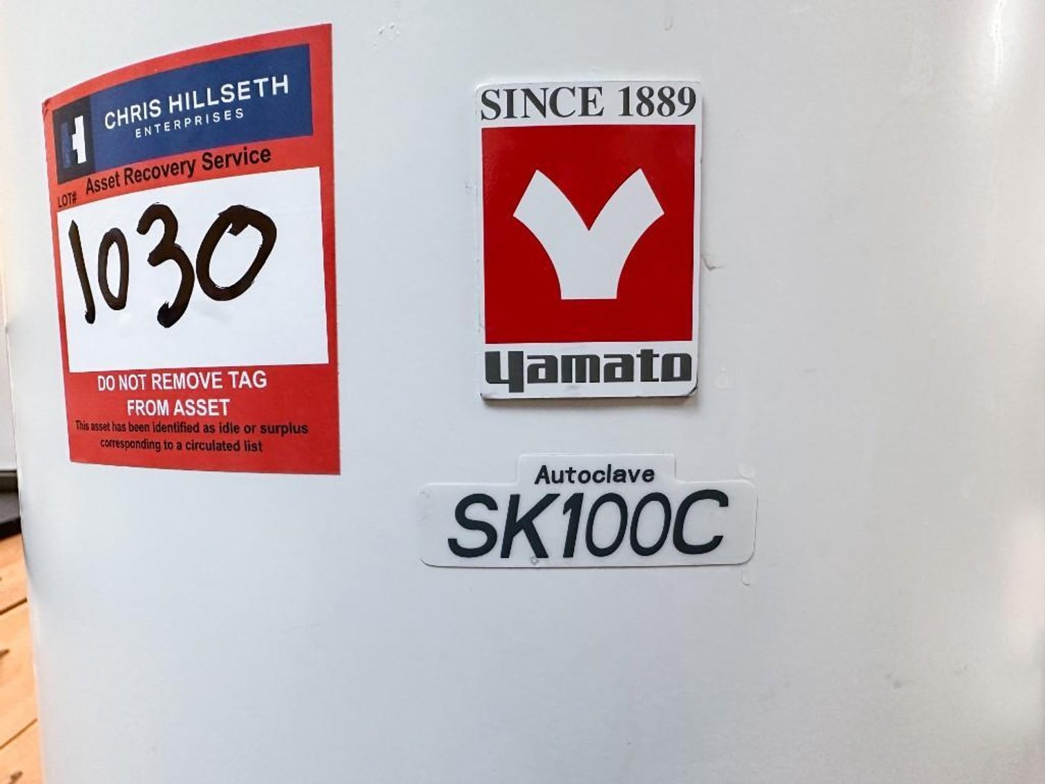 Image for MJK2374 Yamato AutoClave SK100C