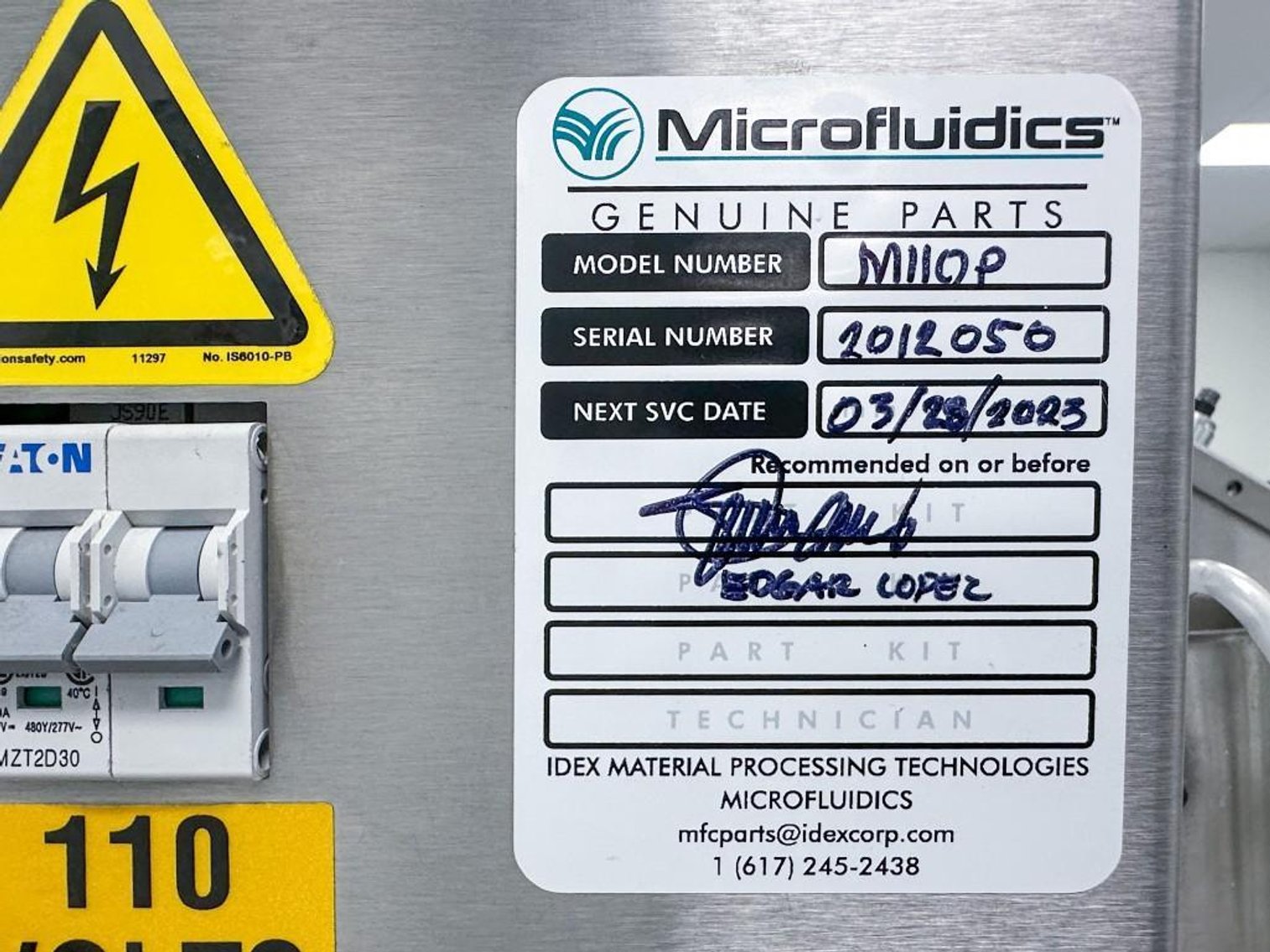Image for MJK2378 MicroFluidics Micro Fluidizer Processer (M-110P-UL)