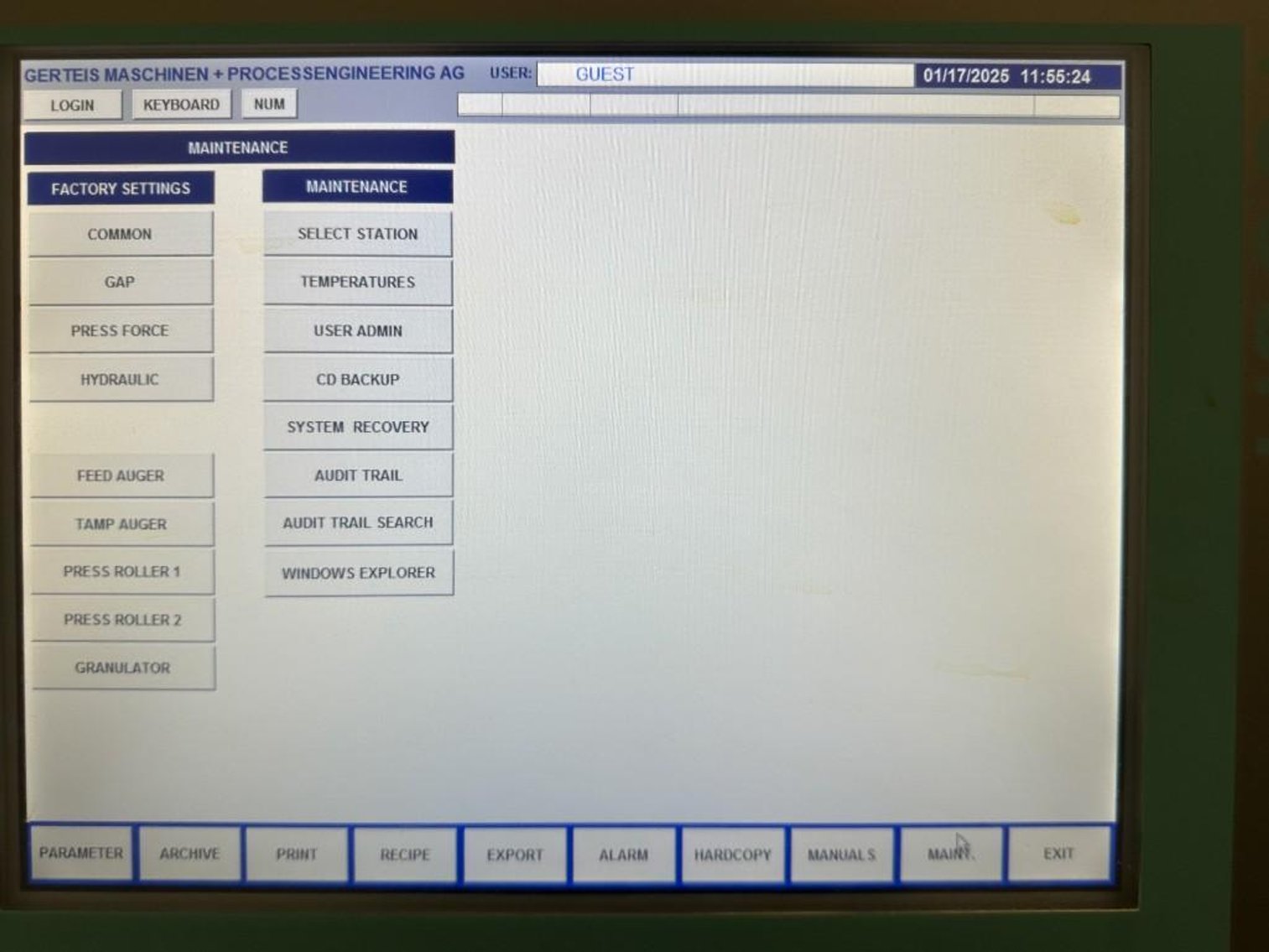 Image for MJK2380 GERTEIS POLYGRAN 250/100/3 Roller Compactor