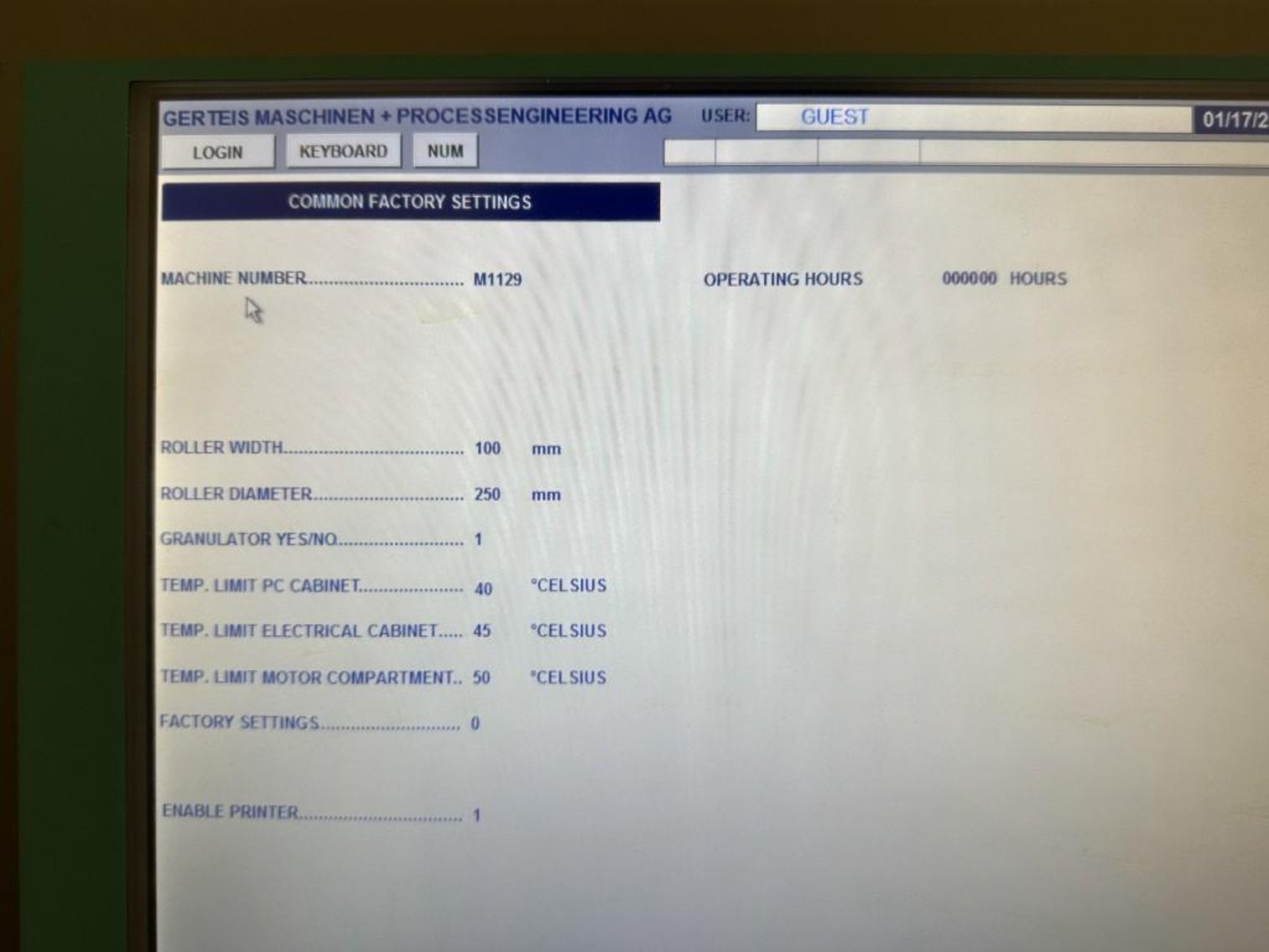 Image for MJK2380 GERTEIS POLYGRAN 250/100/3 Roller Compactor