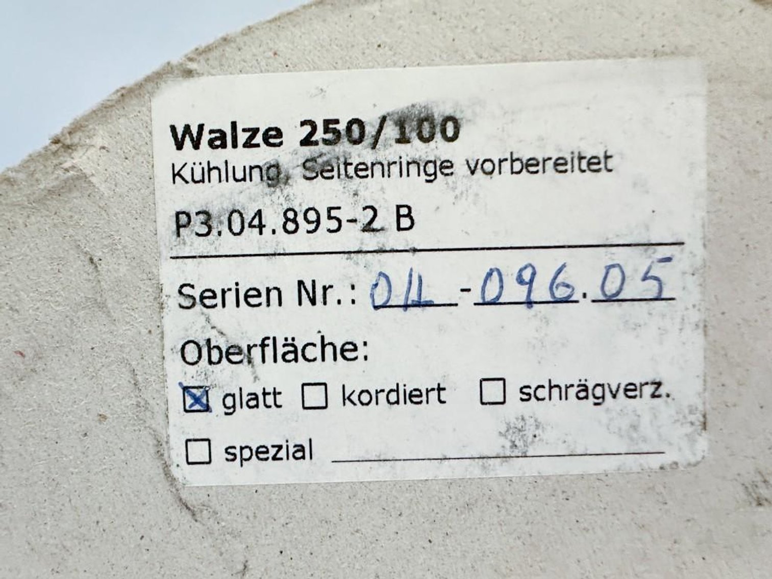 Image for MJK2380 GERTEIS POLYGRAN 250/100/3 Roller Compactor