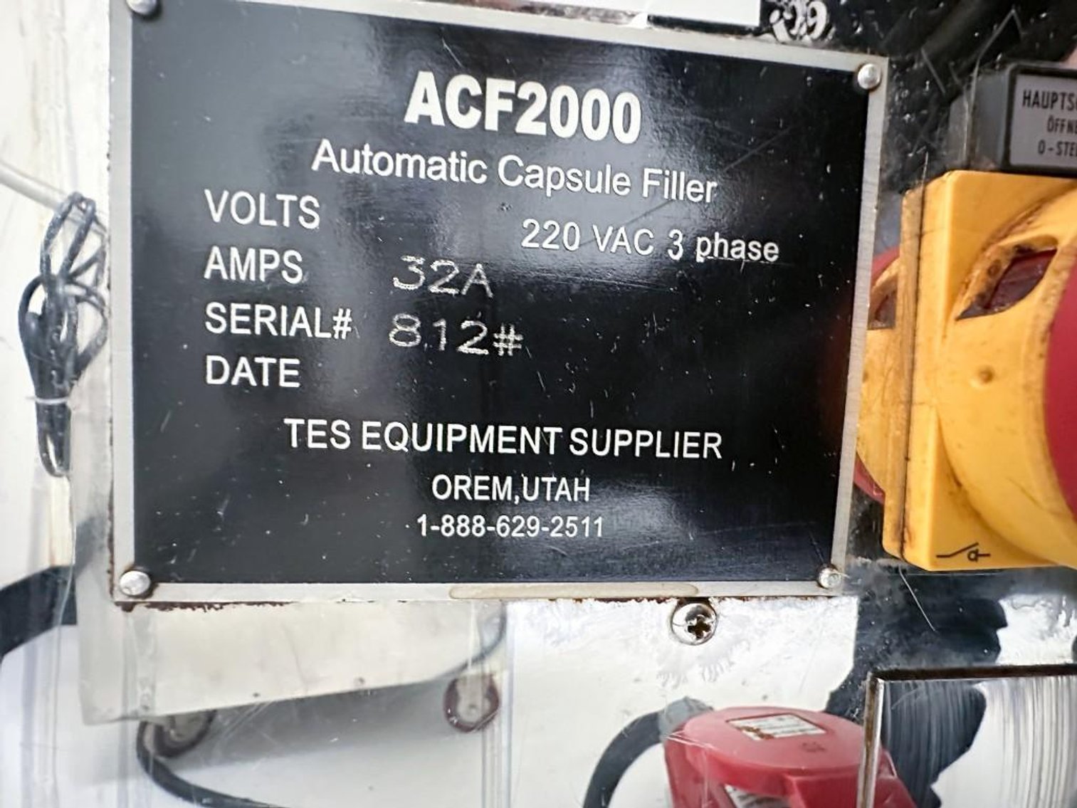 Image for MJK2381 ACF-2000 Encapsulation Machine Tooled With 