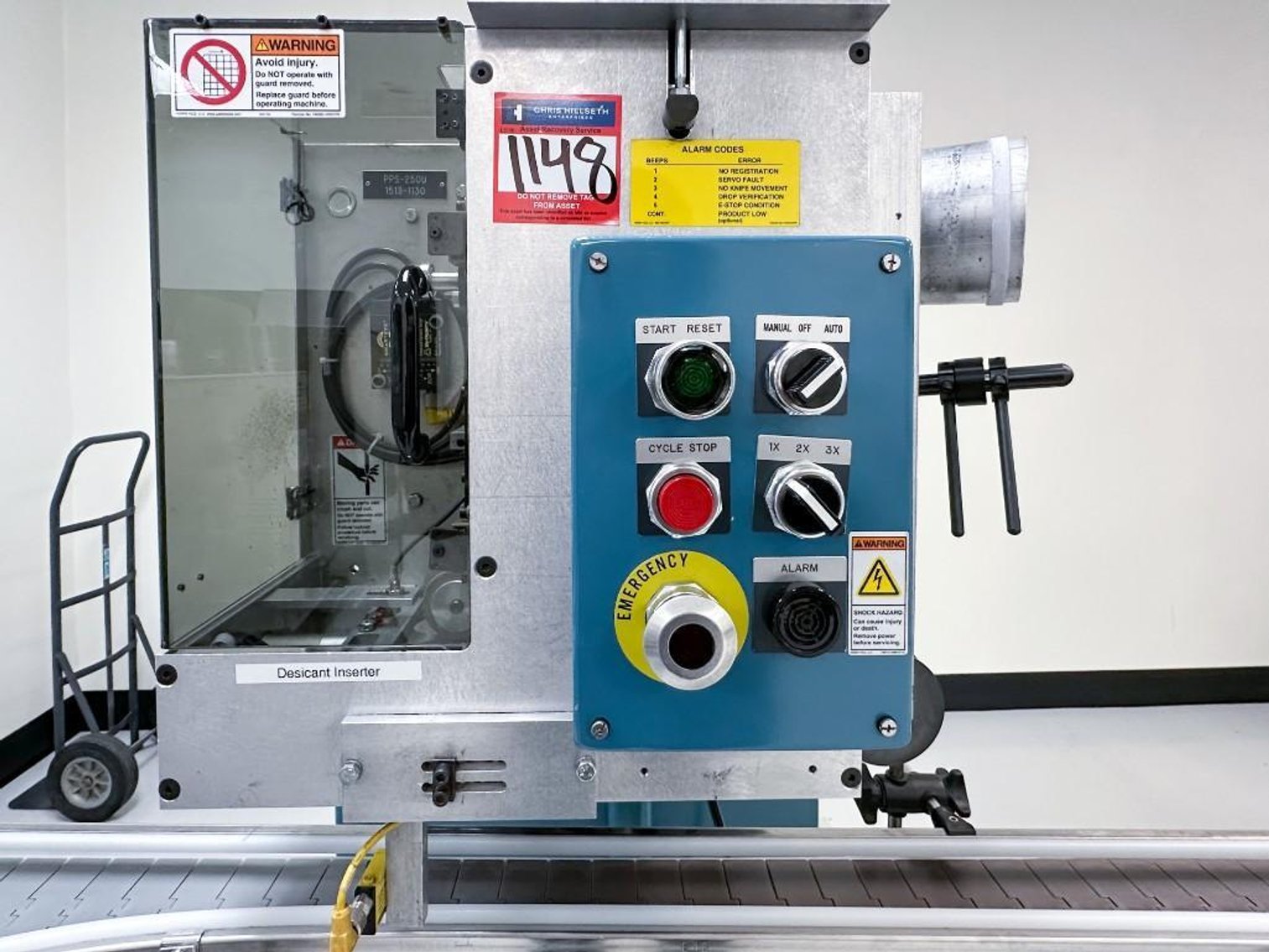 Image for MJK2384 George Gordon Packaging Systems Inc Desiccant Packet Inserter PPS- 250