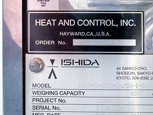 Image for MJK2387 Ishida High Speed Checkweigher