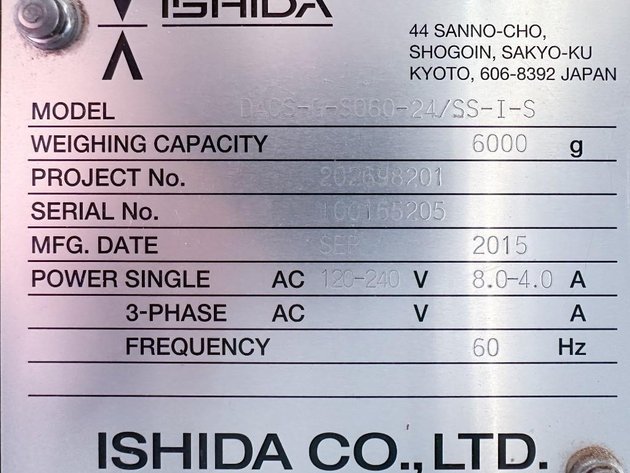 Image for MJK2387 Ishida High Speed Checkweigher