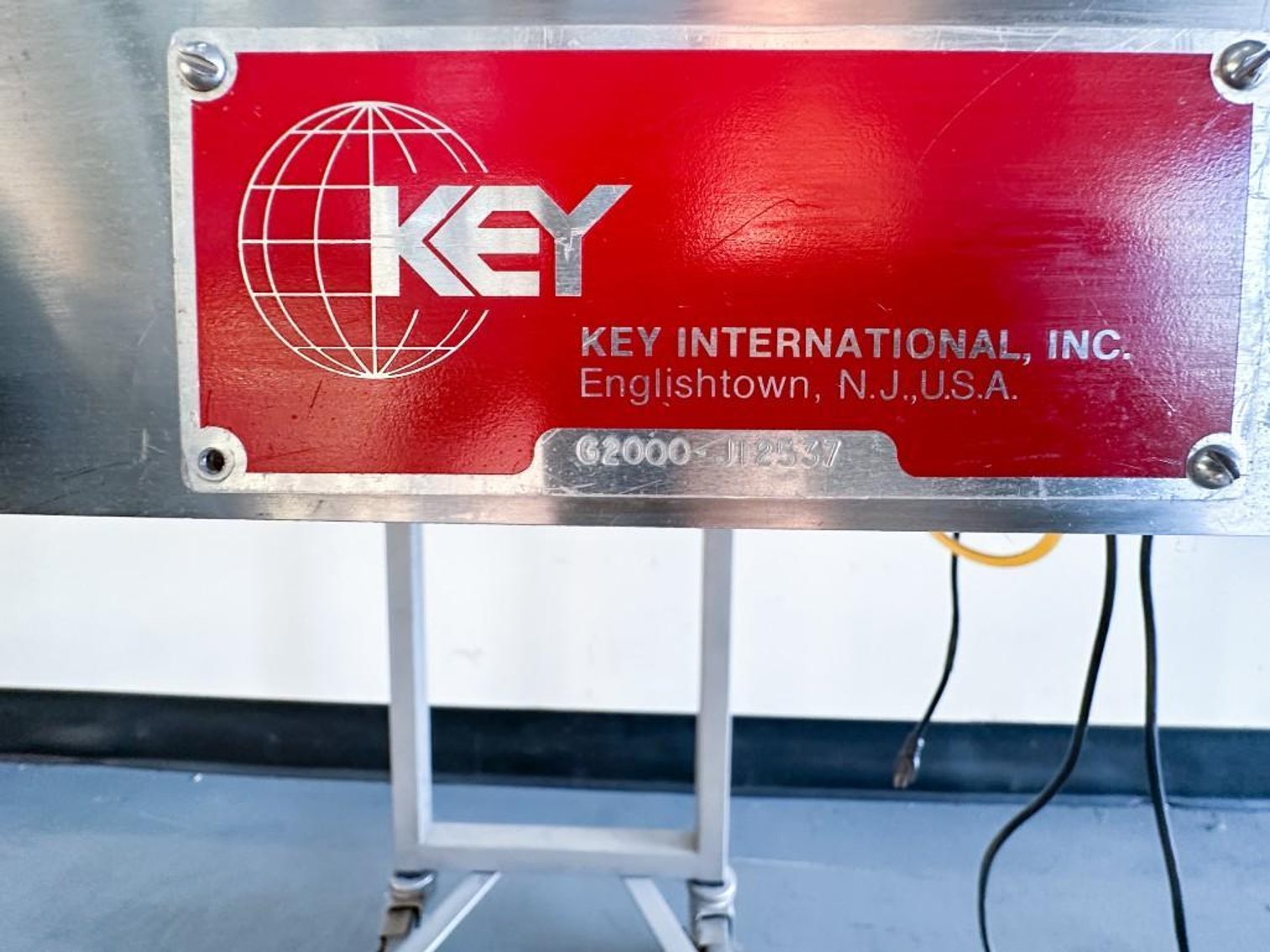 Image for MJK2397 Key Technologies Tablet inspection conveyor with Hopper