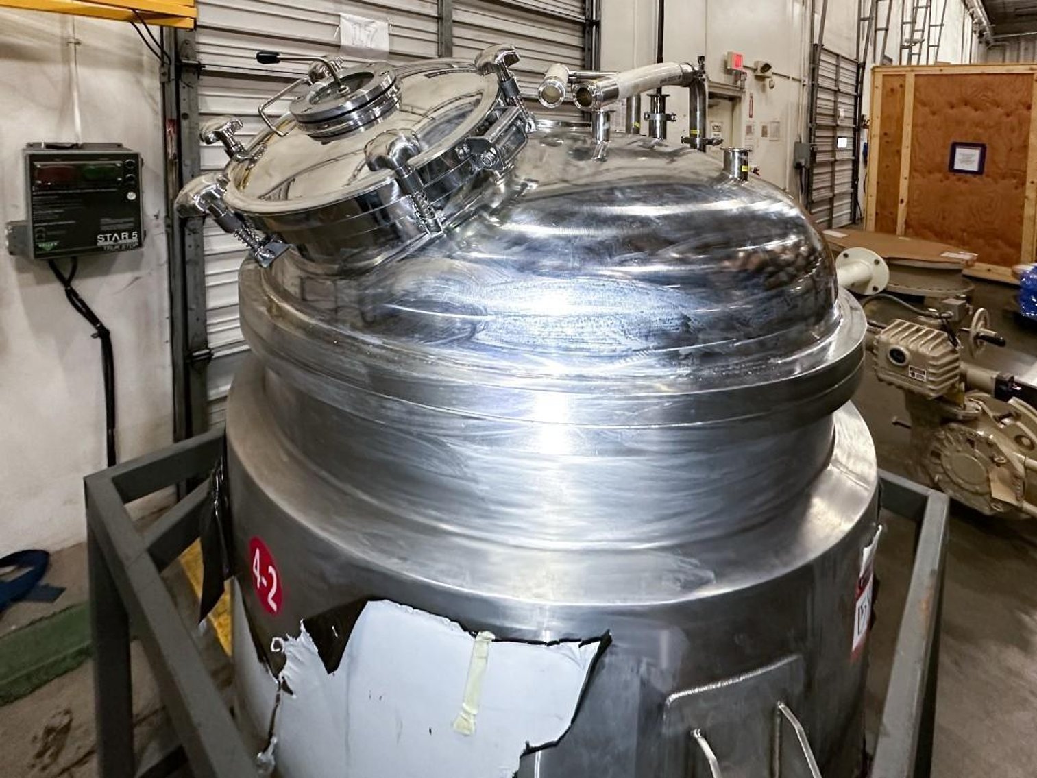 Image for MJK1914 NEW - 1000 Liter, SS, Fully Jacketed, Vacuum, Triple Motion Mixing Kettle