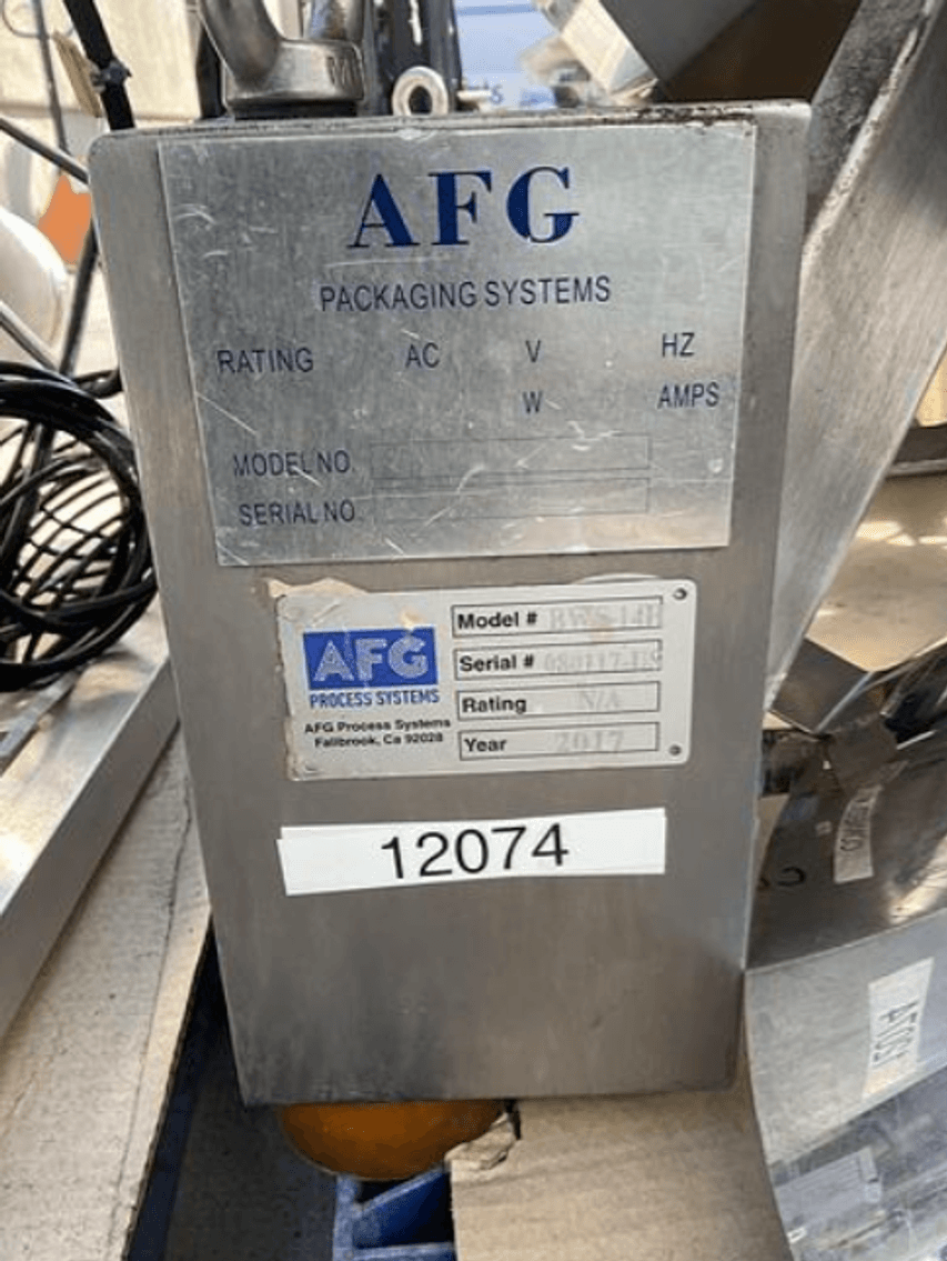 Image for MJK1935 AFG Process Systems RBM-8 Bag Filler And Sealer With Overhead Scale