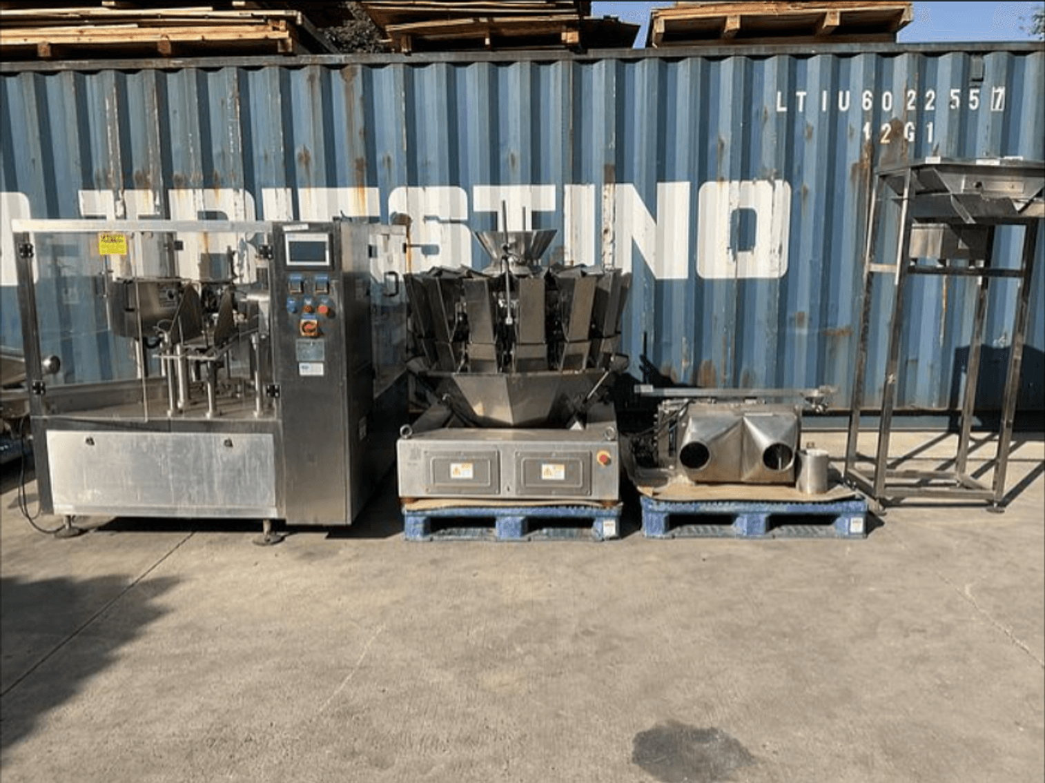 Image for MJK1935 AFG Process Systems RBM-8 Bag Filler And Sealer With Overhead Scale