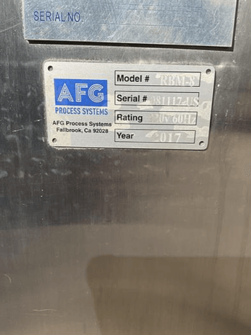 Image for MJK1935 AFG Process Systems RBM-8 Bag Filler And Sealer With Overhead Scale