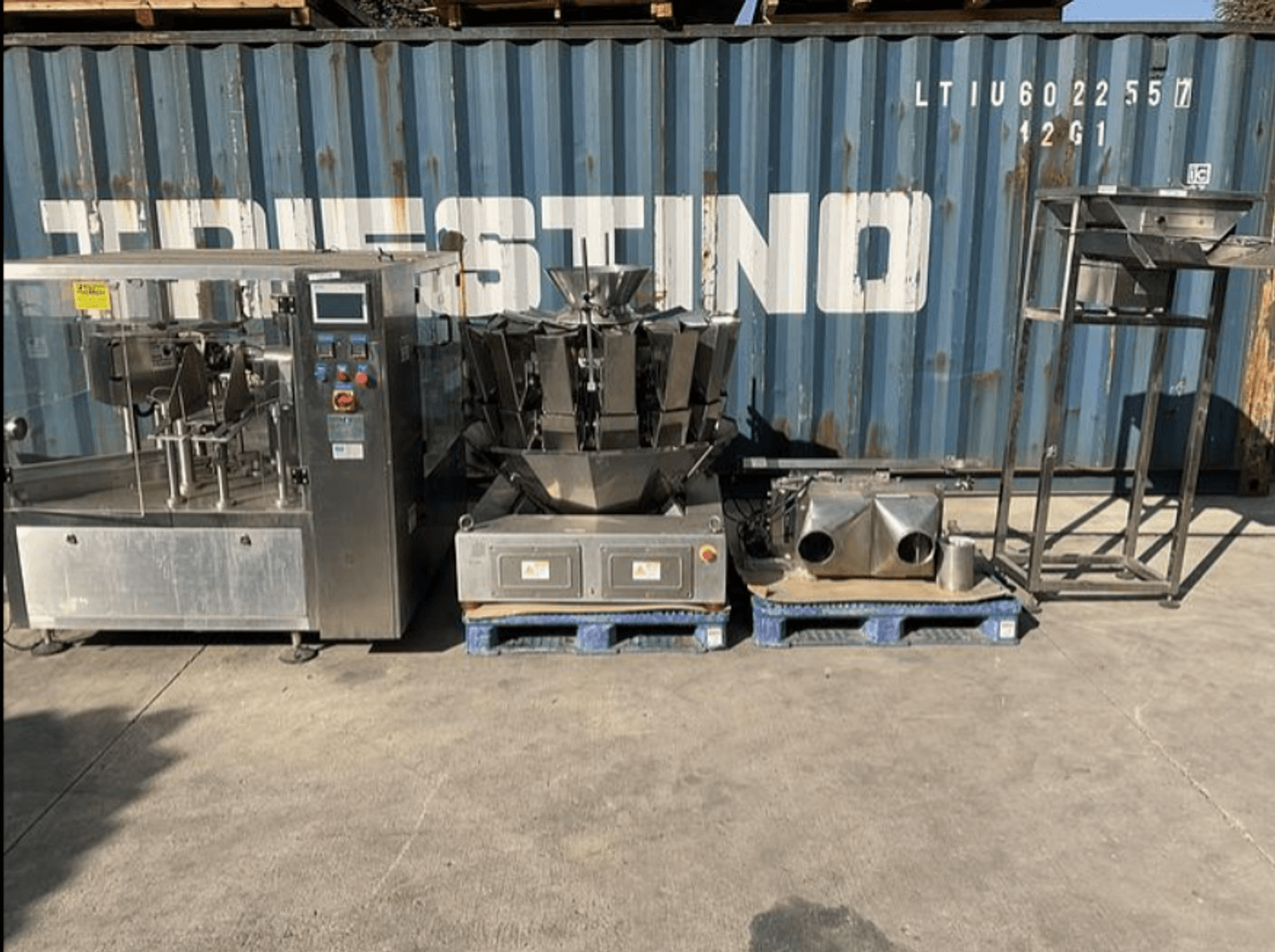 Image for MJK1935 AFG Process Systems RBM-8 Bag Filler And Sealer With Overhead Scale