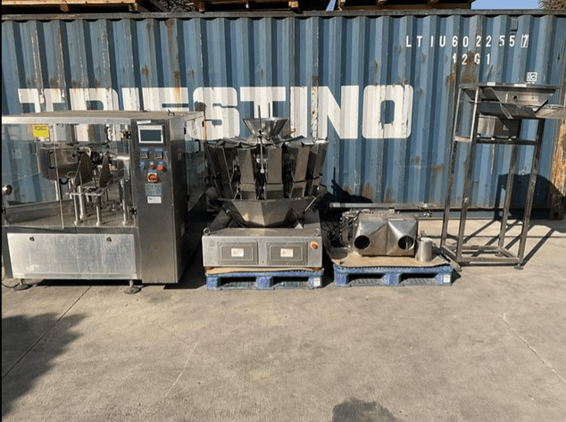 Image for MJK1935 AFG Process Systems RBM-8 Bag Filler And Sealer With Overhead Scale