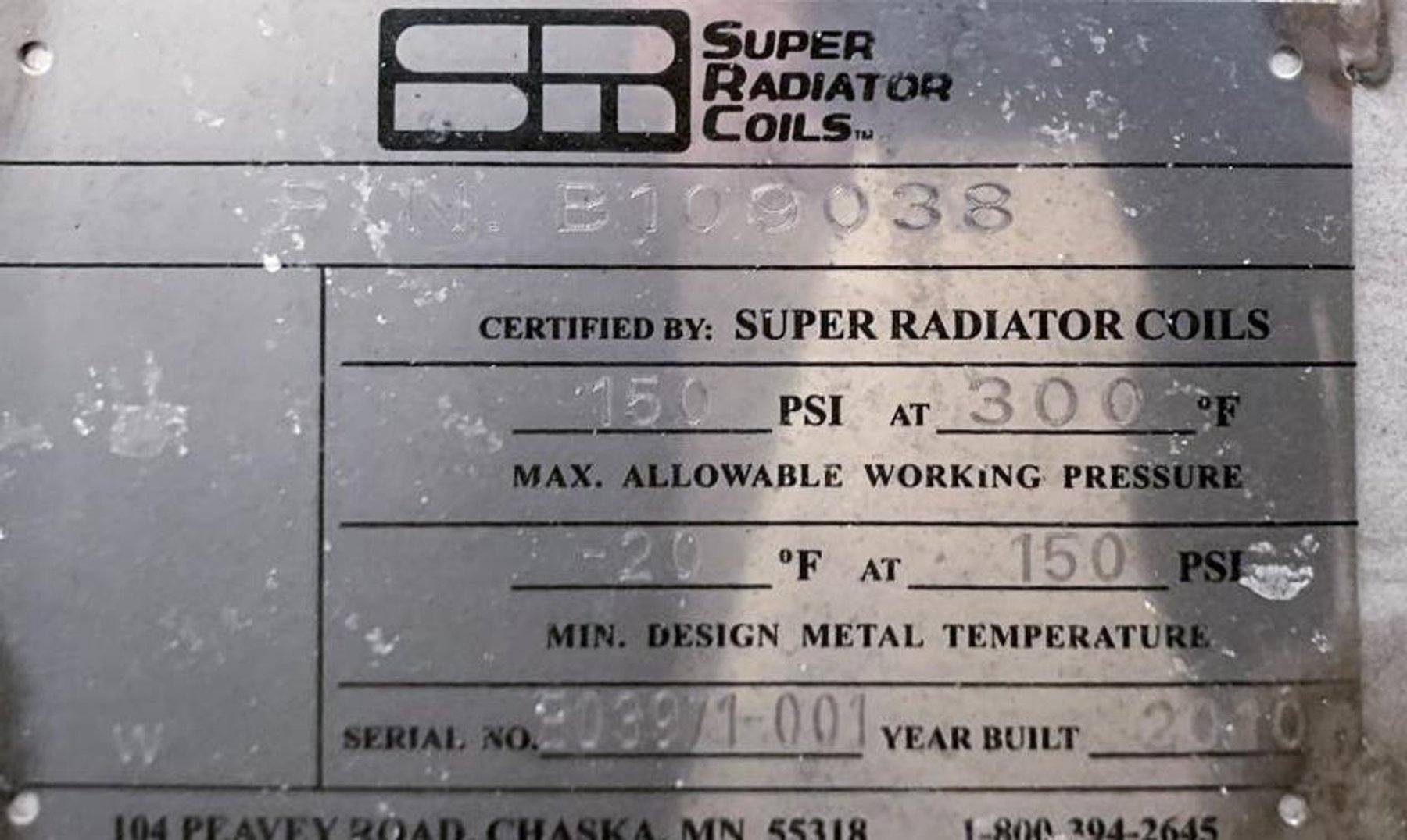 Image for MJK2409 Unused- Evaporator Dryer Technologies (EDT) Re-Wet Agglomeration System