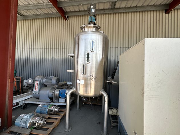 Image for MJK1089 Vacuum Jacketed Stainless Steel Evaporating Concentration Kettle with Agitation