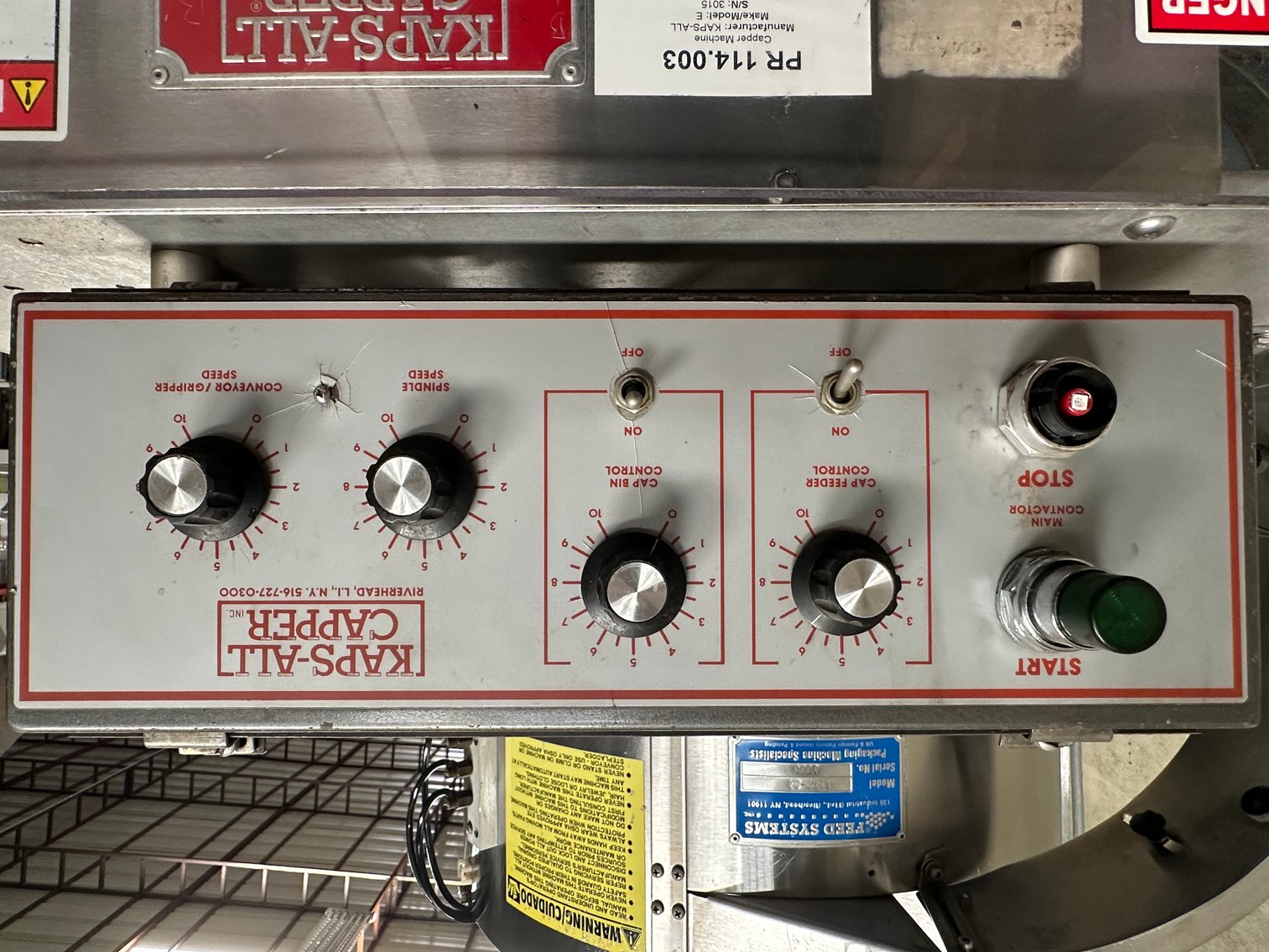 Image for MJK2424 KAPS ALL Capper with Hopper E4 Spindle