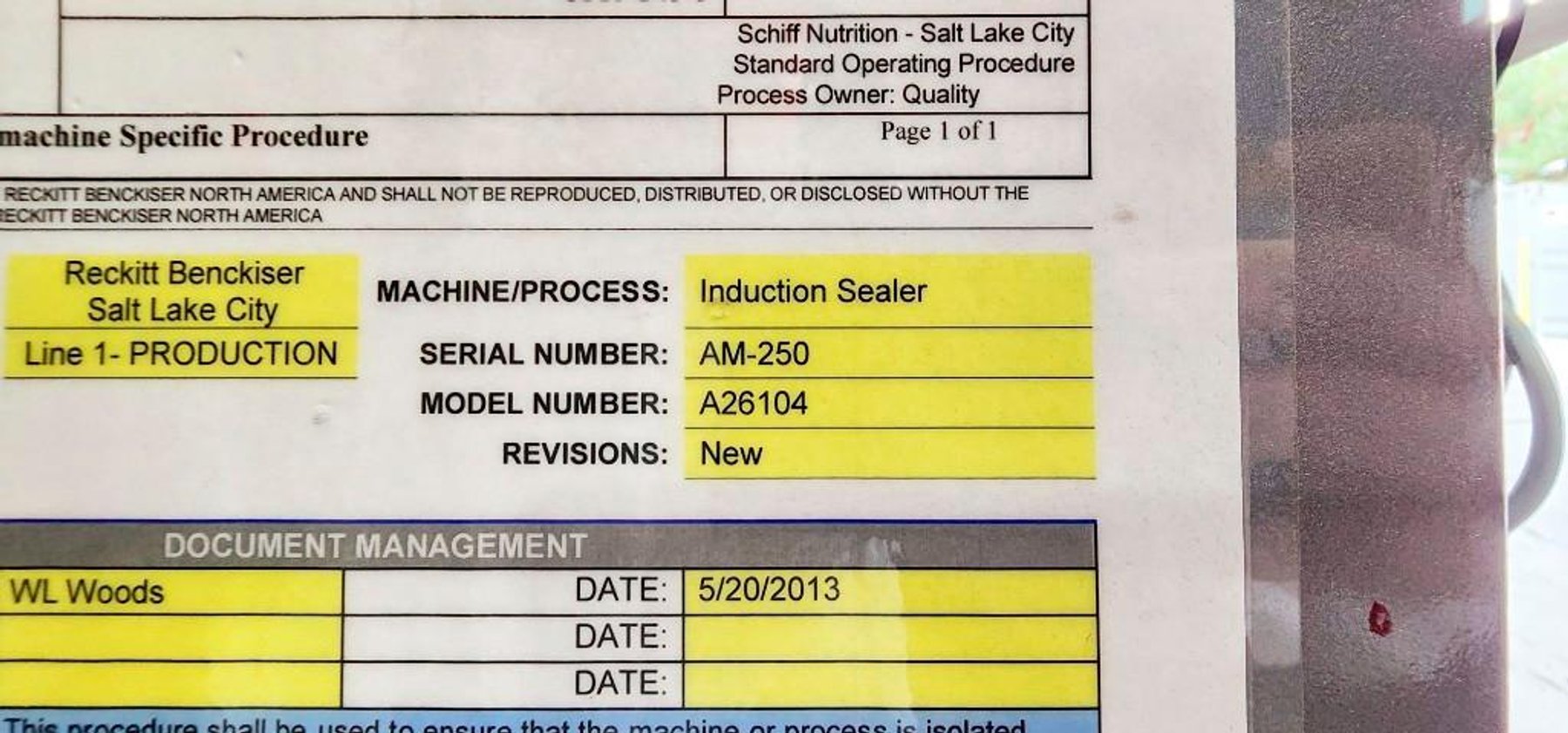 Image for MJK2411 AutoMate AM-250 Induction Sealer