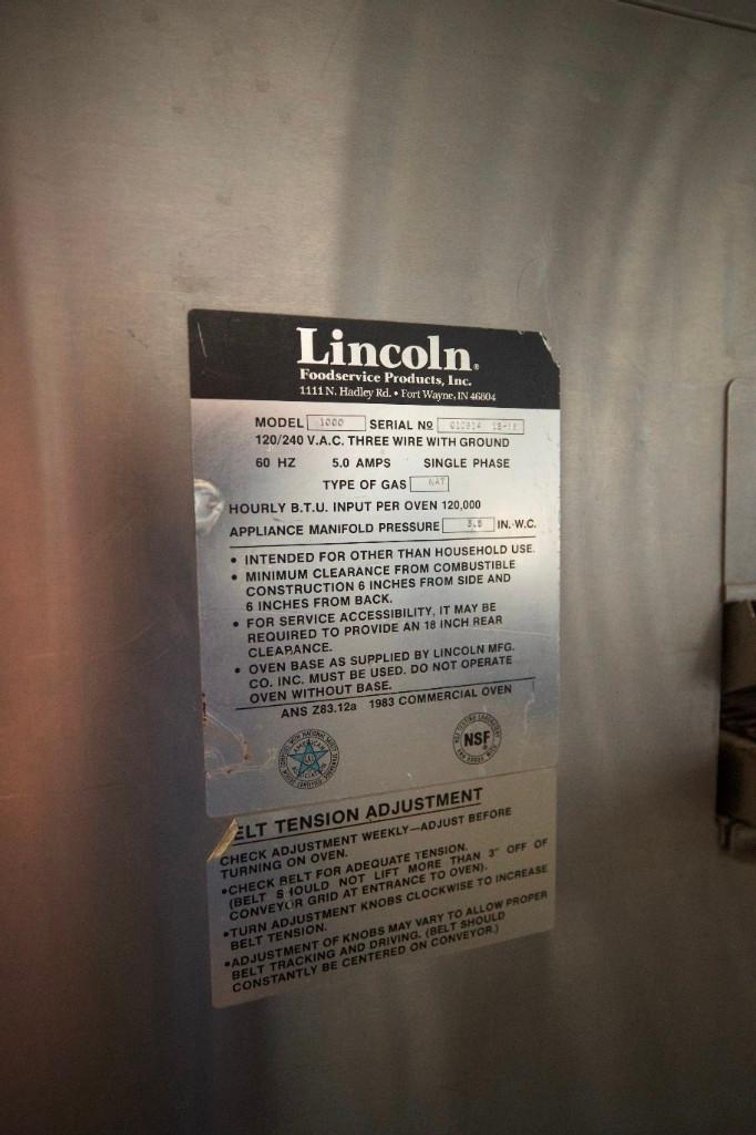 Image for MJK1285 Lincoln Oven Conveyor