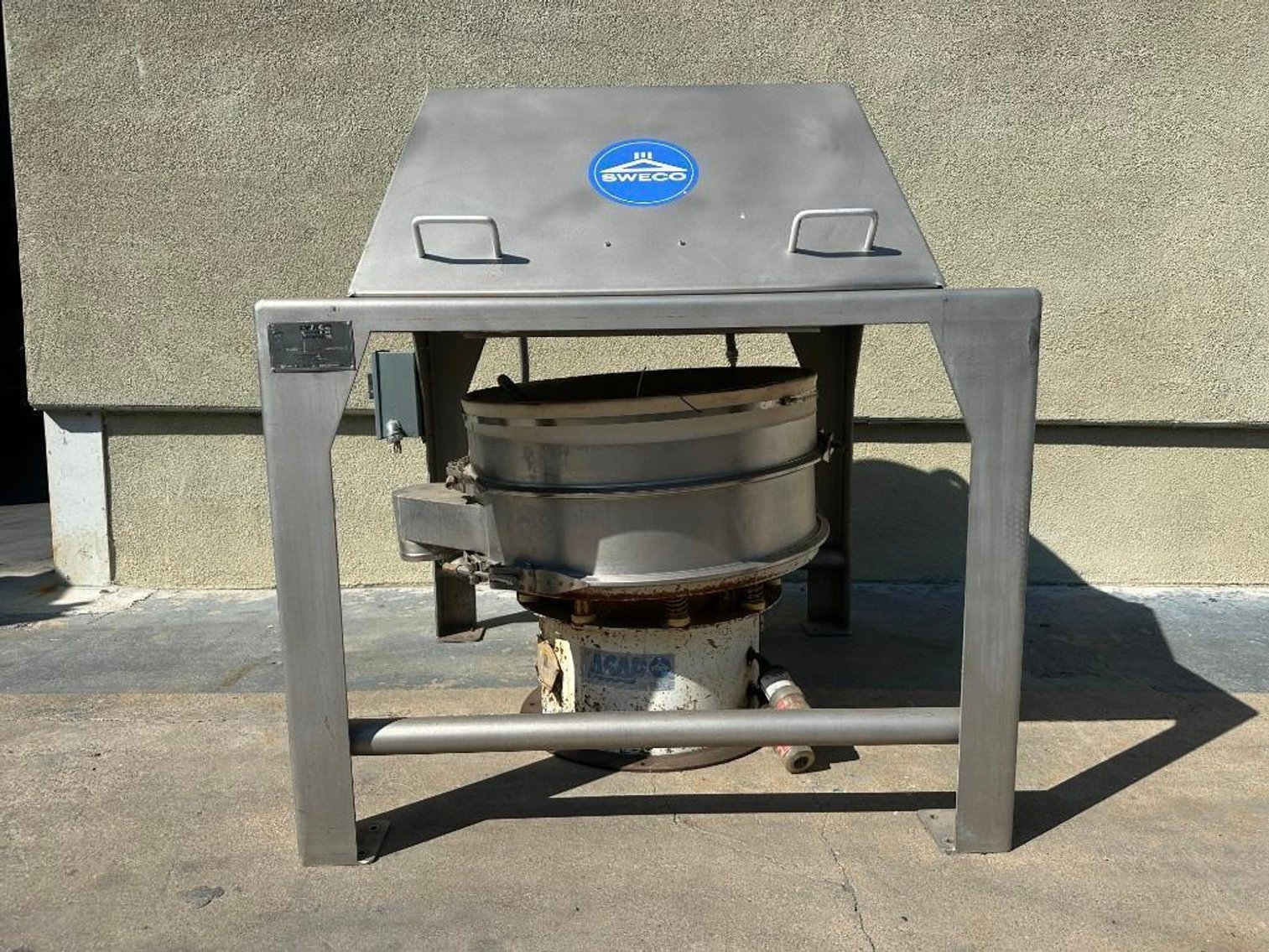 Image for ***SOLD*** MJK2420 Sweco Sifter Separator with Dust Hood ZS30SBD