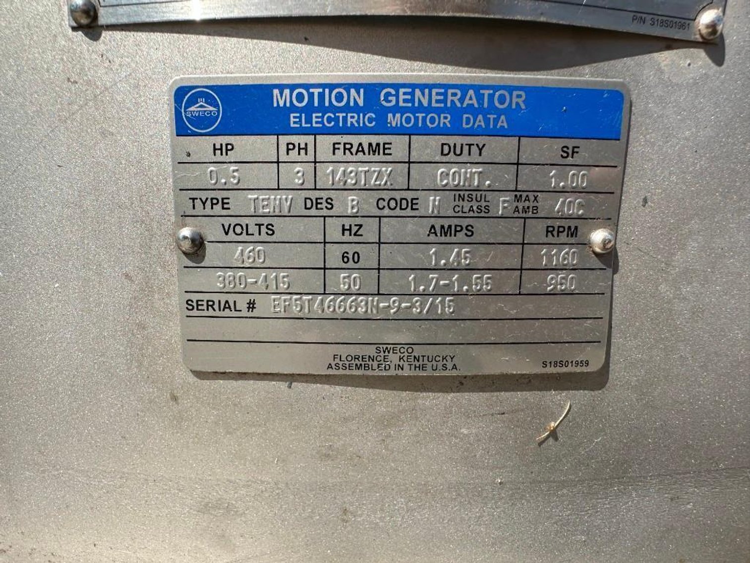 Image for ***SOLD*** MJK2418 Sweco Sifter Separator 30