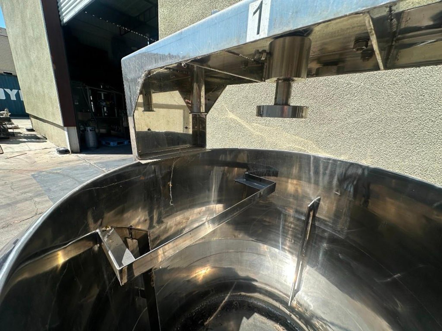 Image for ***SOLD*** MJK2417 100 Gallon Jacketed Tank set up with Agitation Motor